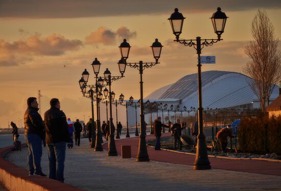 Sochi Olympics. Three days before the Games