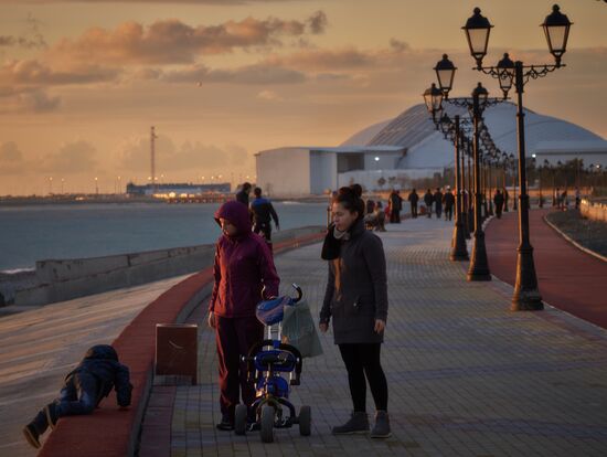 Sochi Olympics. Three days before the Games