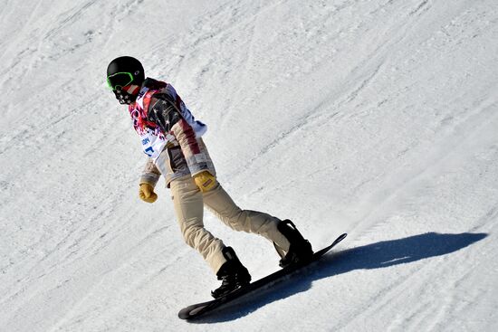 2014 Winter Olympics. Snowboarding. Slopestyle. Trainings