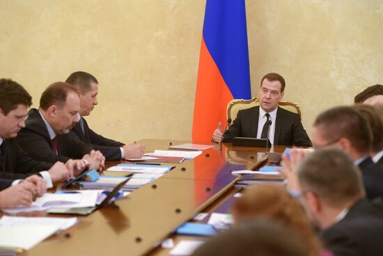 Dmitry Medvedev chairs meeting on development of Russian Far East