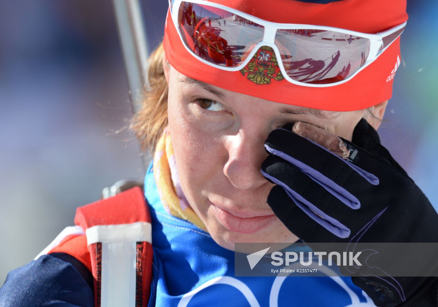 2014 Winter Olympics. Biathlon. Training sessions