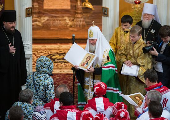 Patriarch Kirill holds service in Sochi