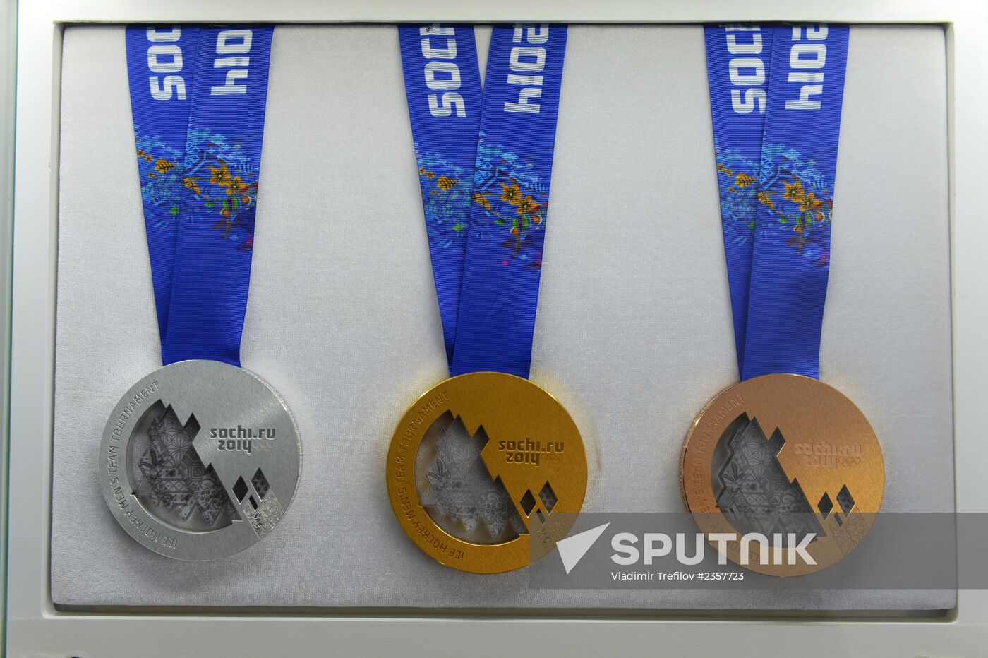 Olympic medals arrive in Sochi