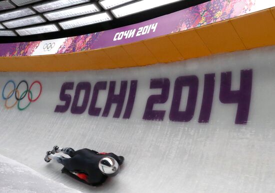 2014 Winter Olympics. Bobsleigh. Trainings