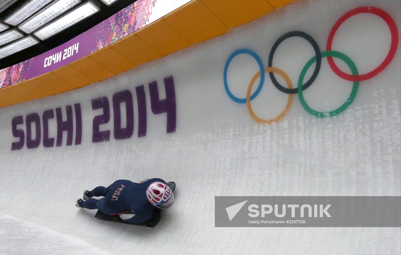2014 Winter Olympics. Bobsleigh. Trainings