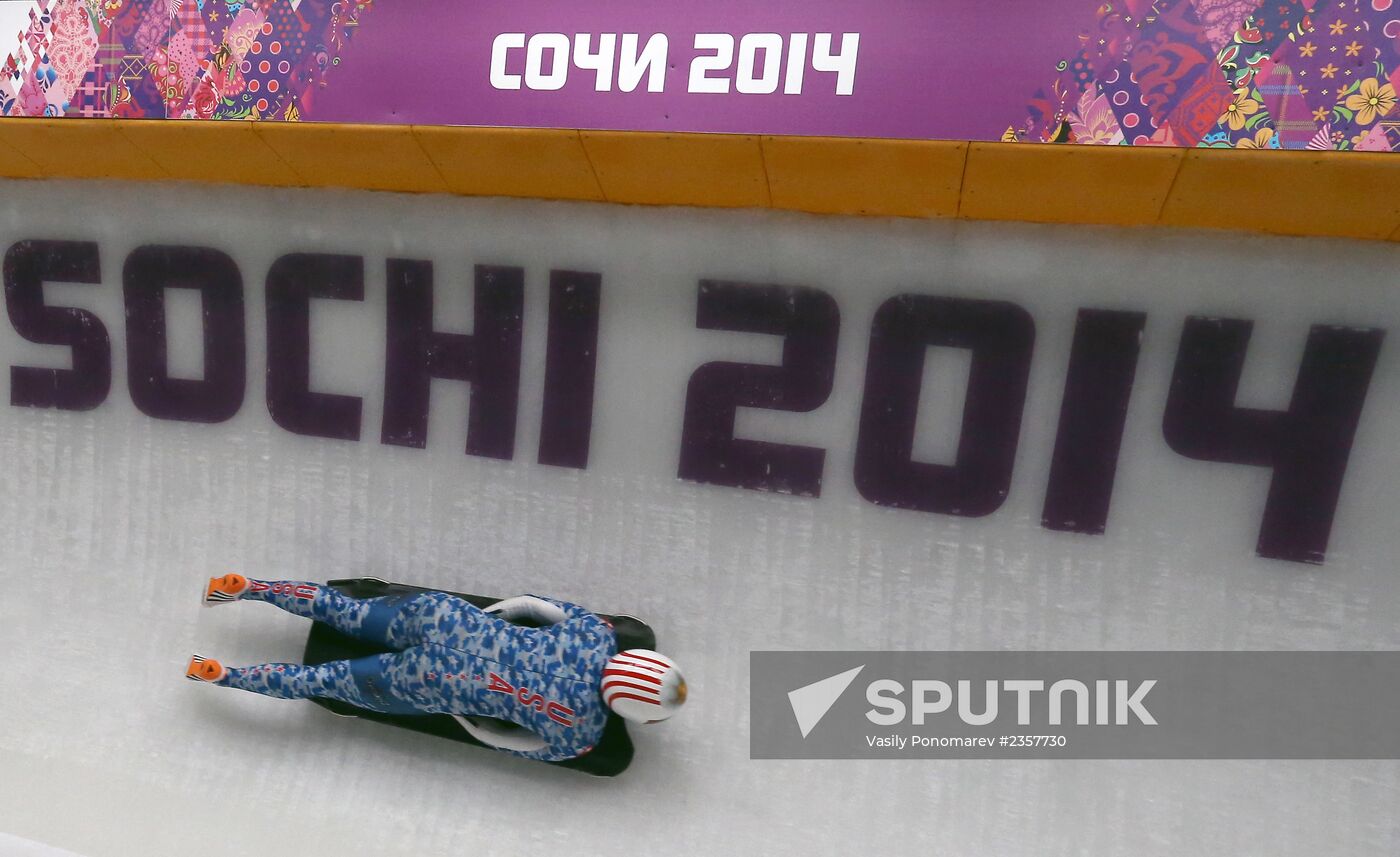 2014 Winter Olympics. Bobsleigh. Trainings