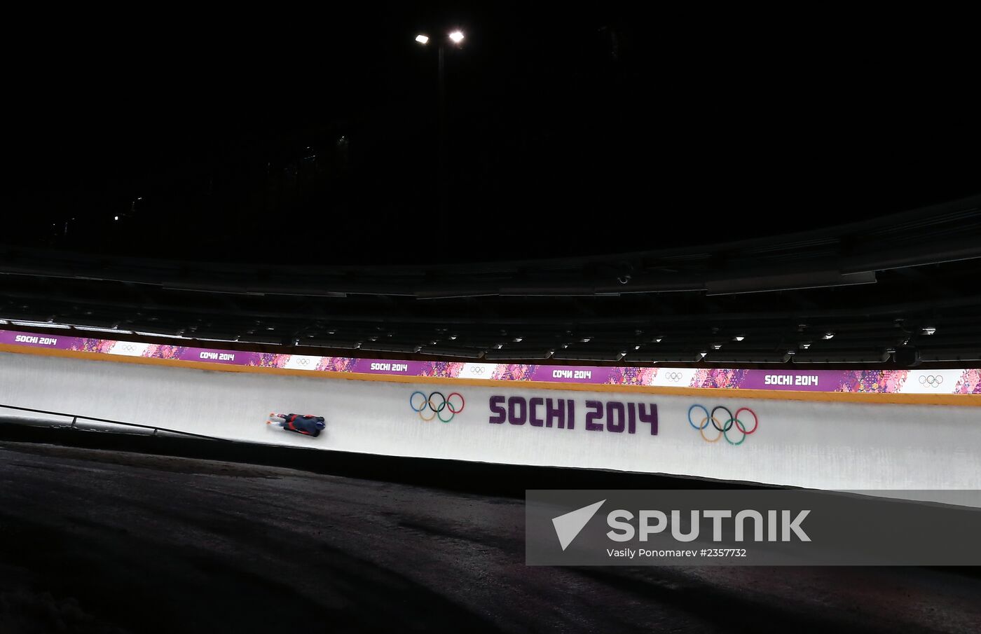 2014 Winter Olympics. Bobsleigh. Trainings