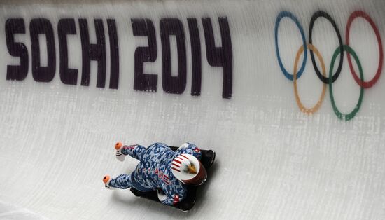 2014 Winter Olympics. Skeleton. Trainings