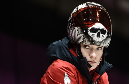 2014 Winter Olympics. Skeleton. Trainings