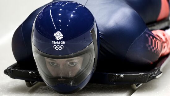2014 Winter Olympics. Skeleton. Trainings