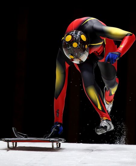 XXII Olympic Winter Games. Skeleton. Training sessions