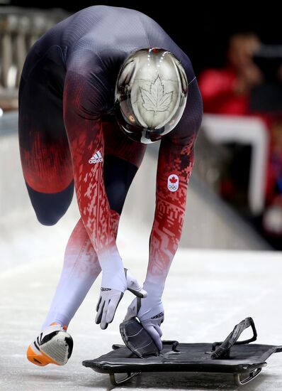 XXII Olympic Winter Games. Skeleton. Training sessions