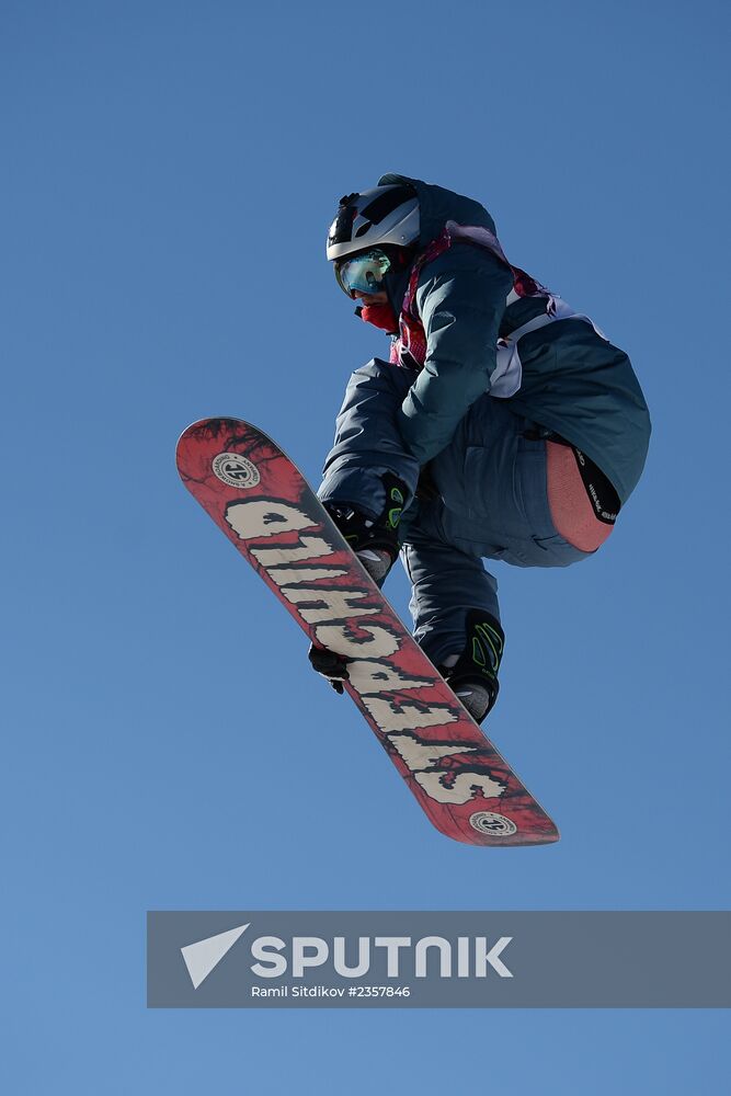 2014 Winter Olympics. Snowboarding. Men. Slopestyle. Qualification