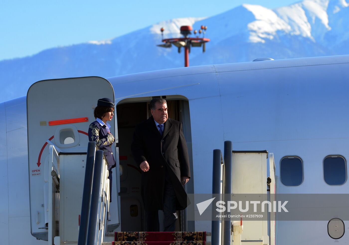Heads of state arrive in Sochi