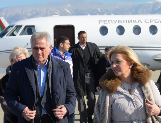 Heads of state arrive in Sochi