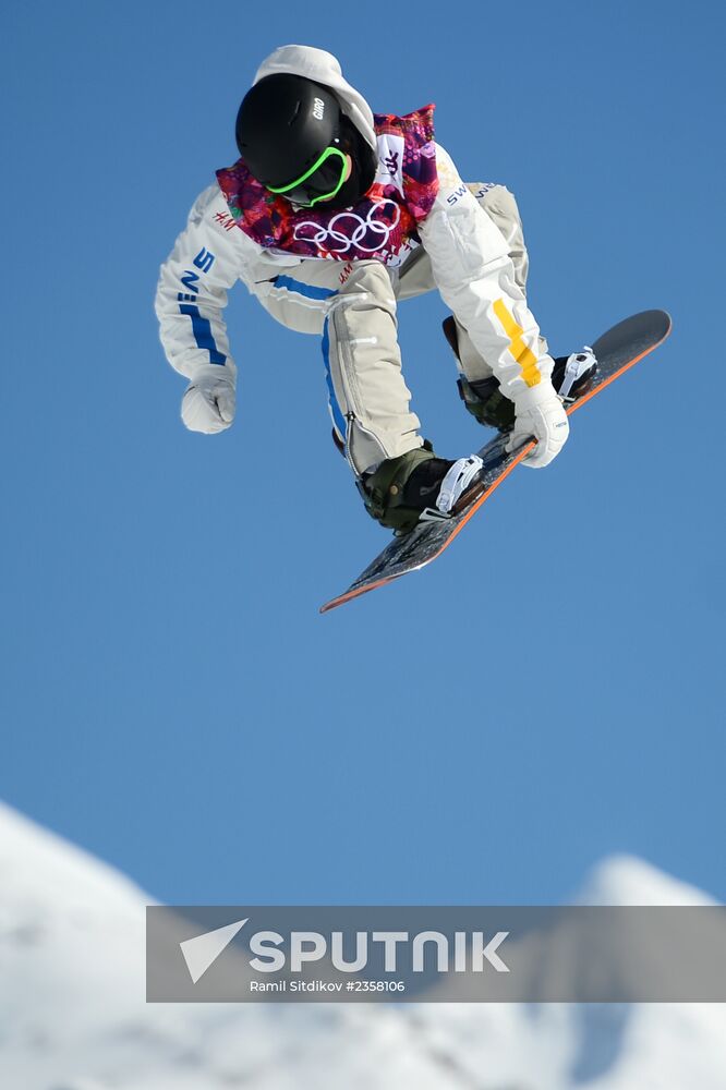 2014 Winter Olympics. Snowboarding. Men. Slopestyle. Qualification