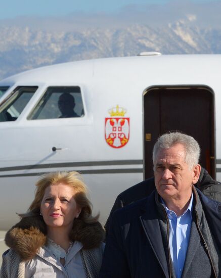 Heads of state arrive in Sochi