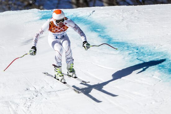 2014 Winter Olympics. Alpine skiing. Training sessions