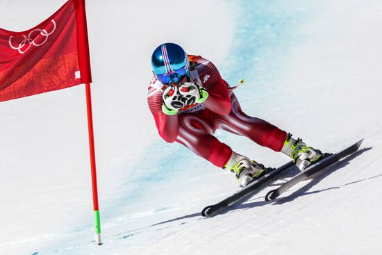 2014 Winter Olympics. Alpine skiing. Training sessions