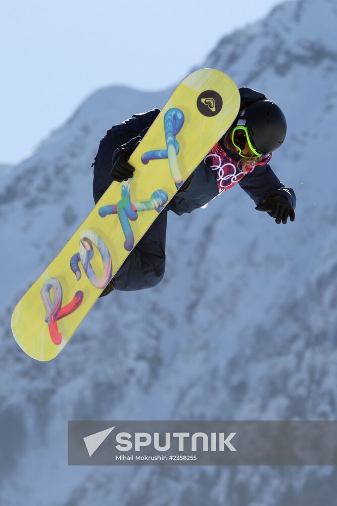 2014 Olympics. Snowboarding. Women. Slopestyle. Qualification