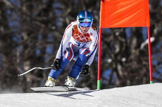 2014 Winter Olympics. Alpine skiing. Training sessions