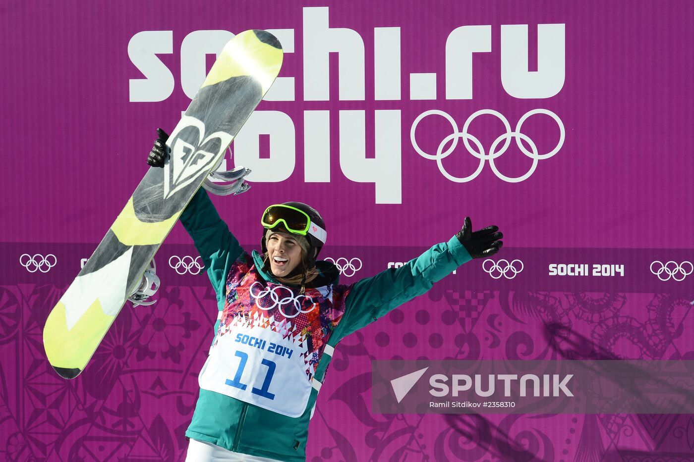 2014 Winter Olympics. Snowboarding. Women. Slopestyle. Qualification