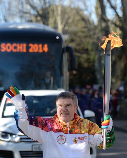Olympic Torch Relay. Sochi. Day Two