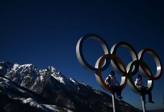 Sochi's main Olympic village