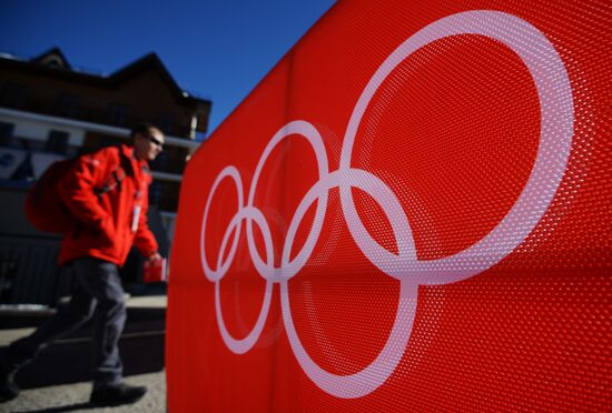 Sochi's main Olympic village