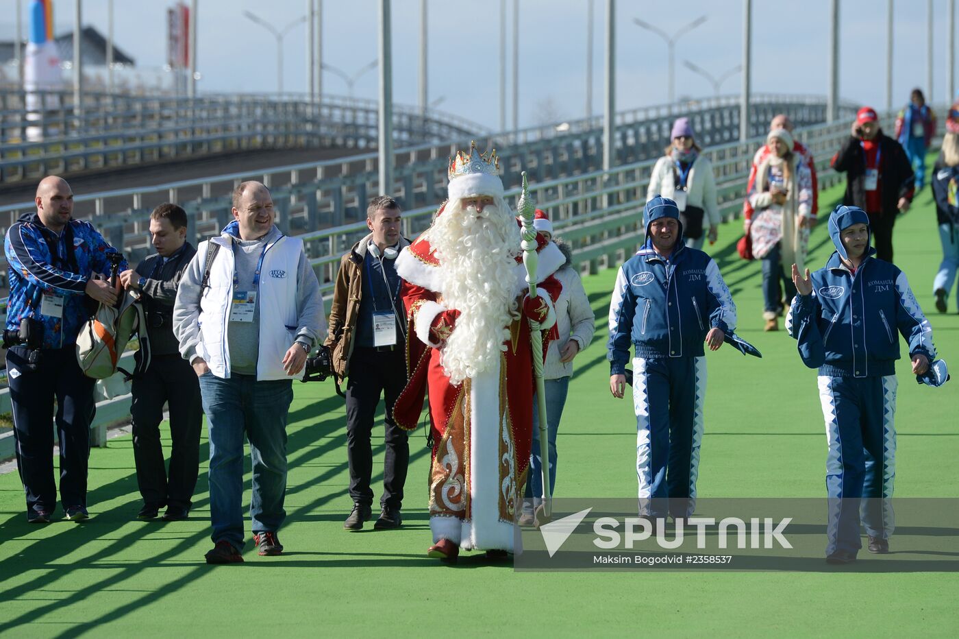 XXII Olympic Winter Games. One day to go