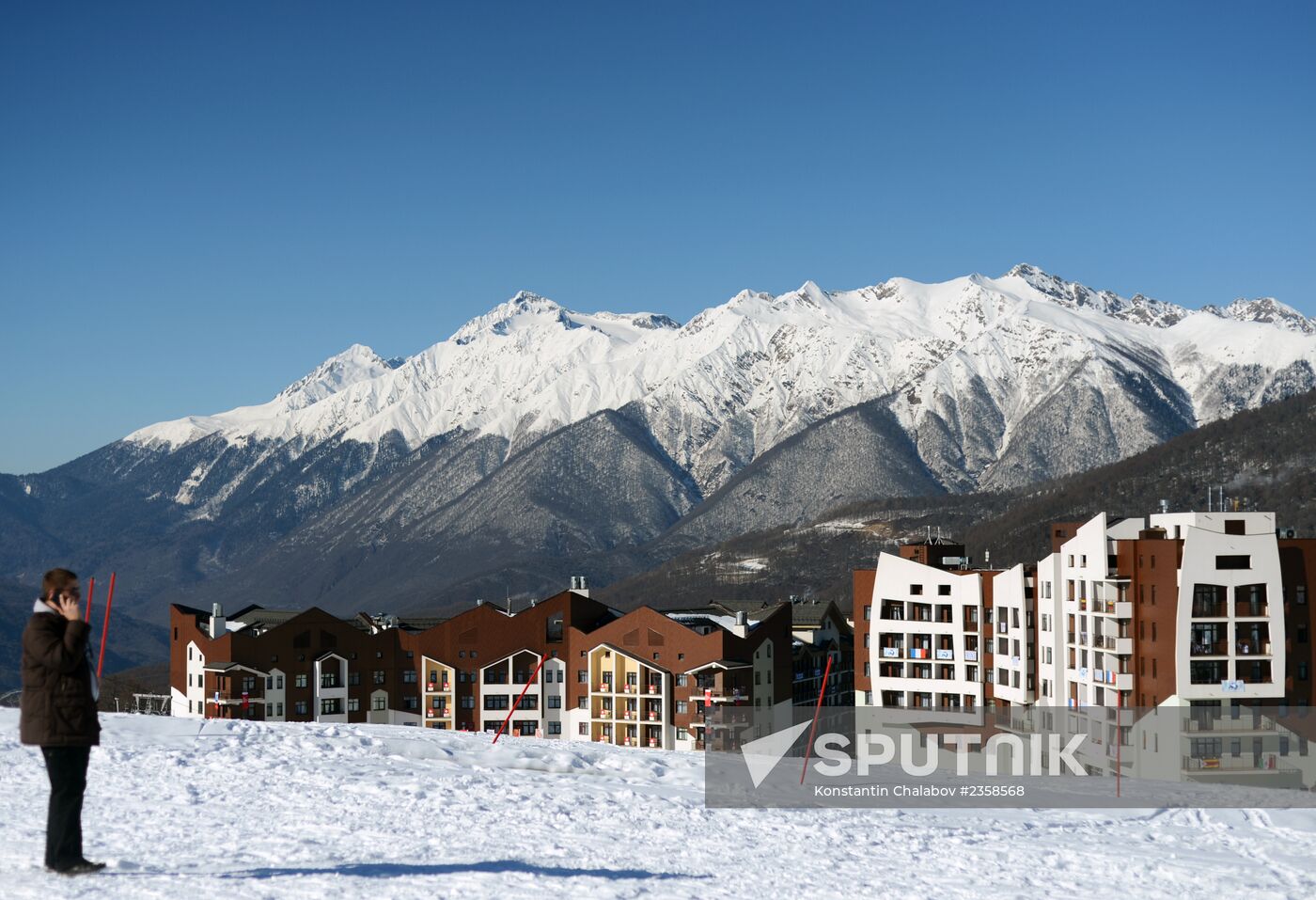 Sochi's main Olympic village