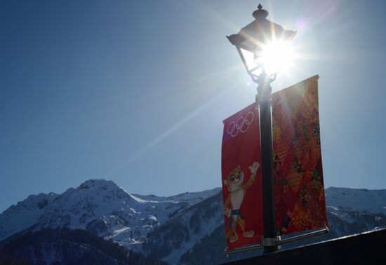 Sochi's main Olympic village