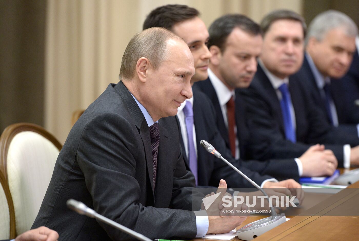 Vladimir Putin meets with Chinese President Xi Jintao
