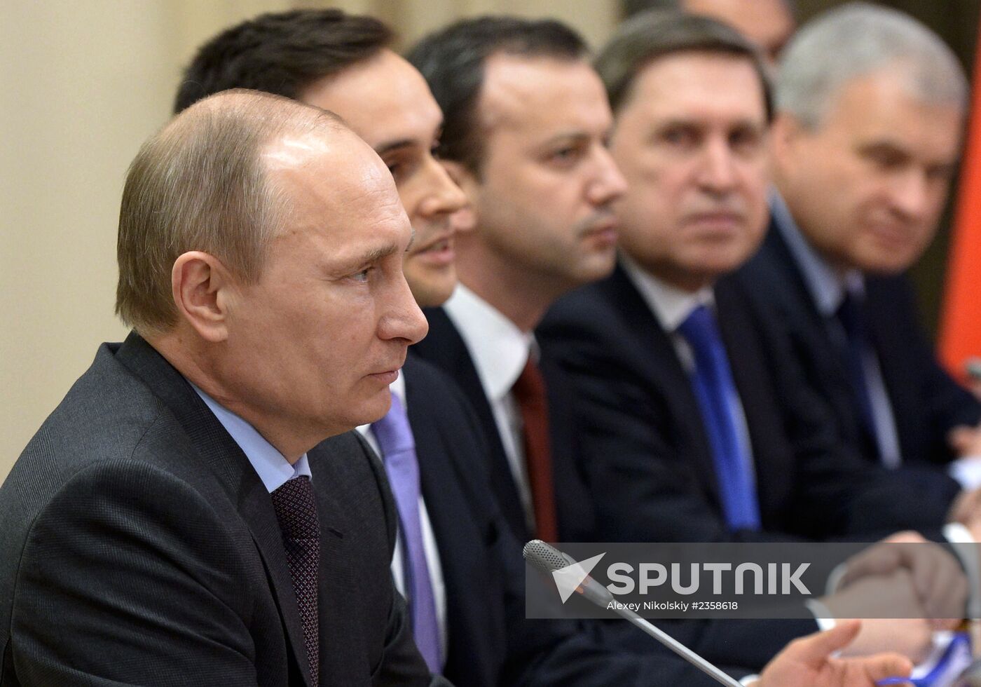 Vladimir Putin meets with Chinese President Xi Jintao
