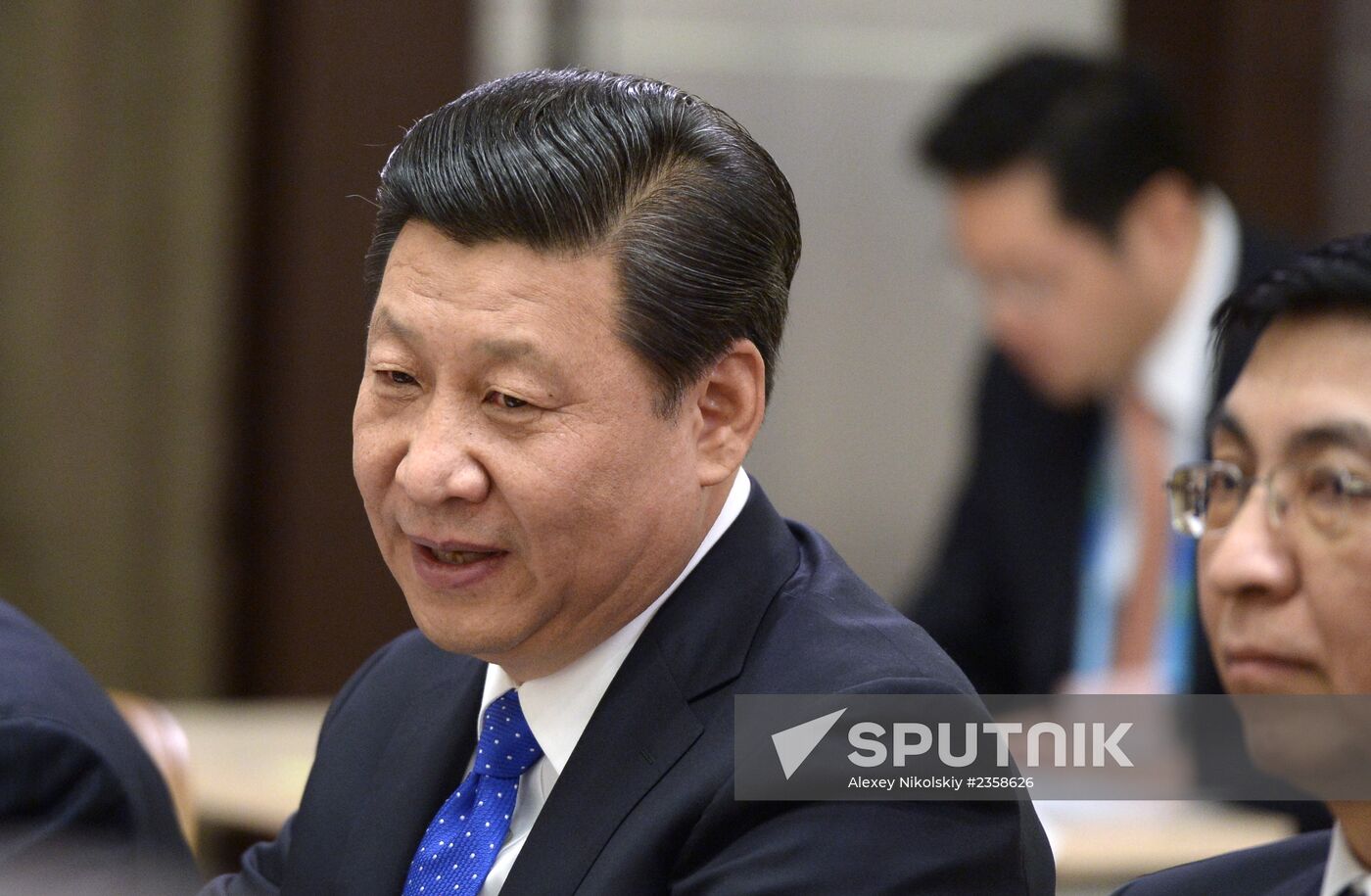 Vladimir Putin meets with Chinese President Xi Jintao