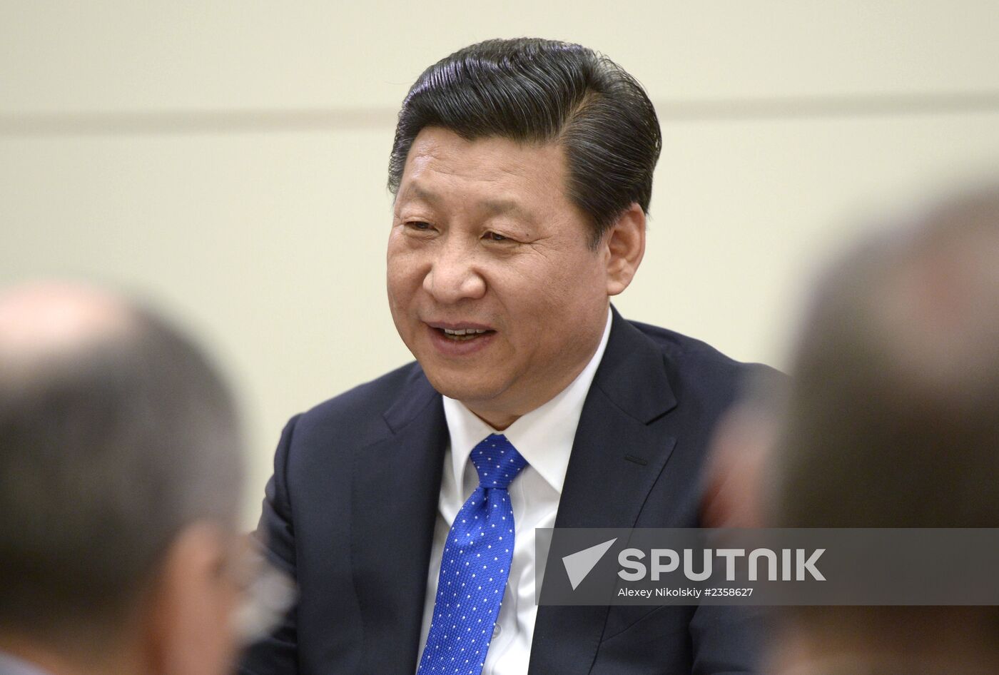 Vladimir Putin meets with Chinese President Xi Jintao