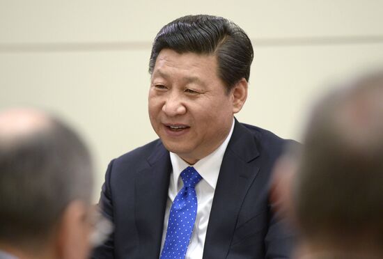 Vladimir Putin meets with Chinese President Xi Jintao