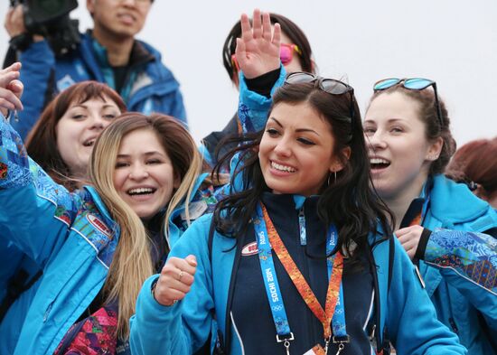 Olympic Torch Relay. Sochi. Day Two