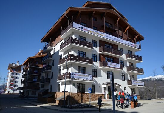 Sochi's main Olympic village