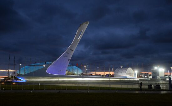 XXII Olympic Winter Games. One day to go