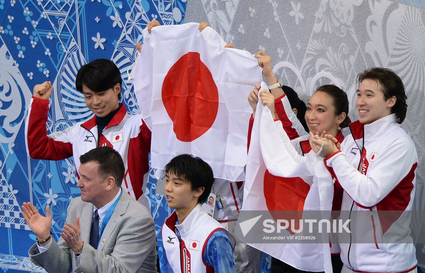 2014 Winter Olympics. Figure skating. Teams. Men. Short program