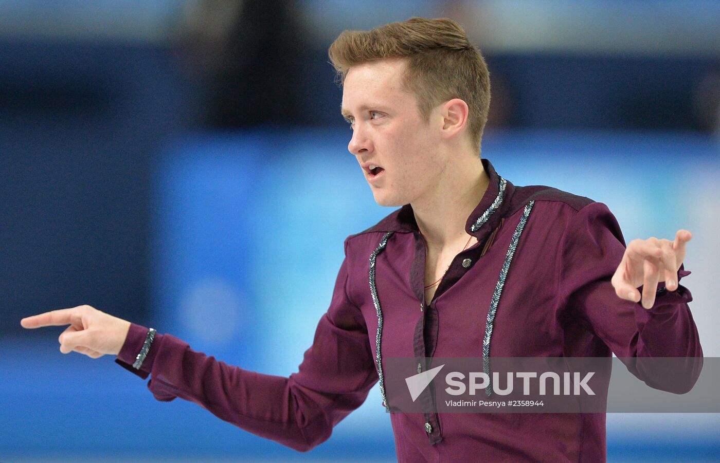 2014 Winter Olympics. Figure skating. Teams. Men. Short program