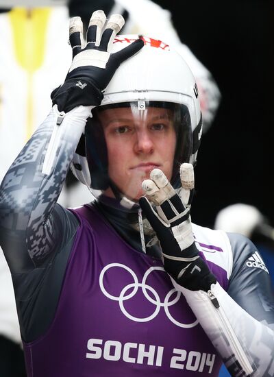 2014 Winter Olympics. Luge. Women. Trainings