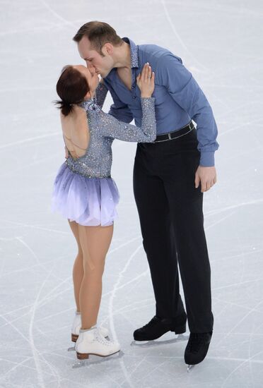 2014 Olympics. Figure skating. Teams. Pairs. Short program