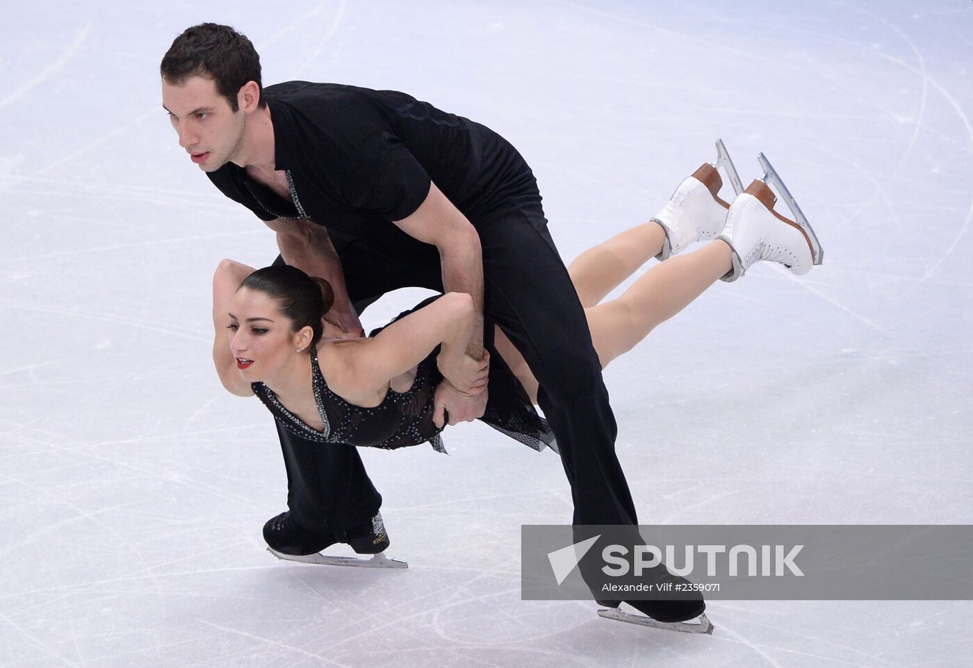 2014 Olympics. Figure skating. Teams. Pairs. Short program