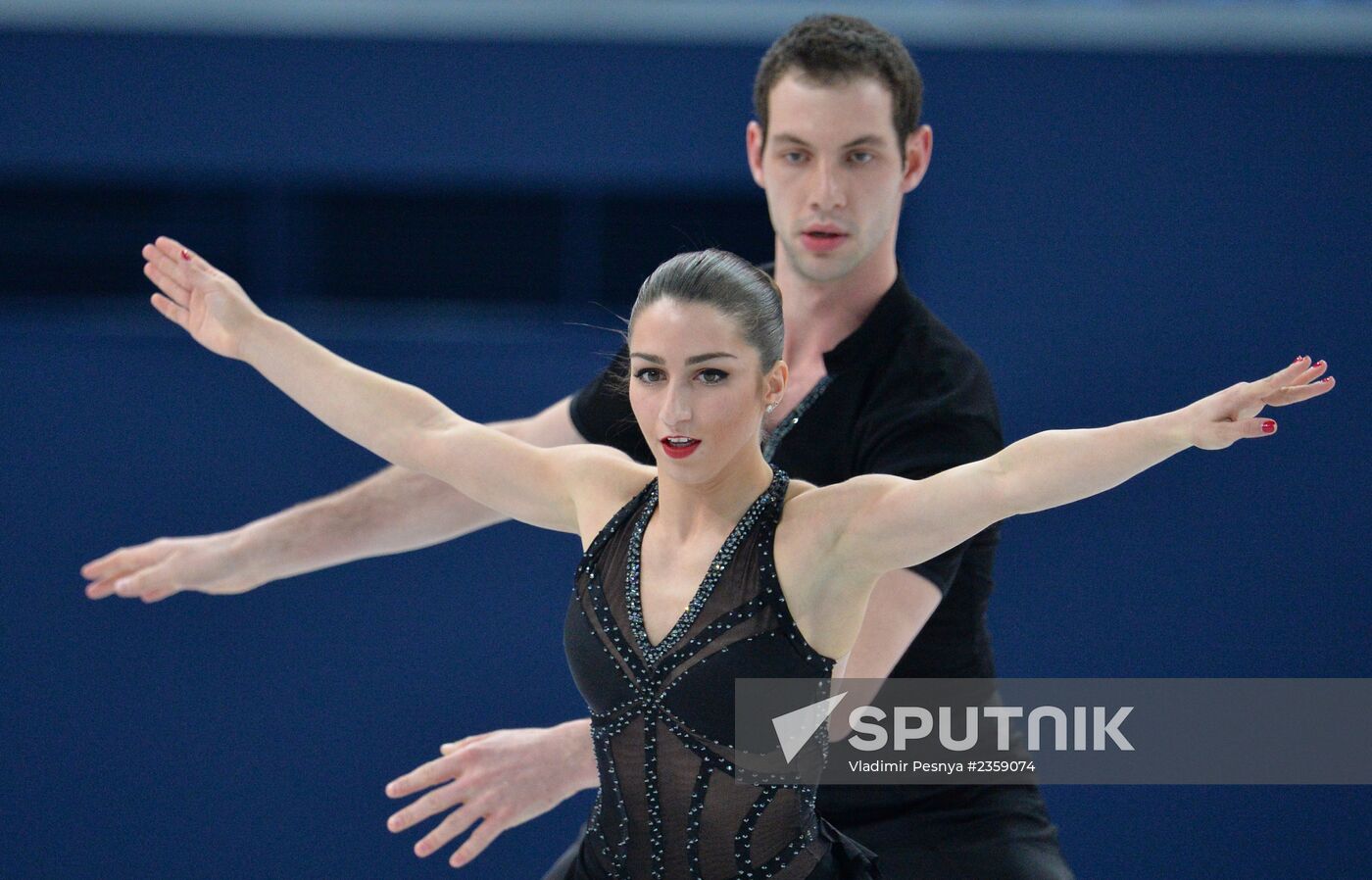 2014 Olympics. Figure skating. Teams. Pairs. Short program