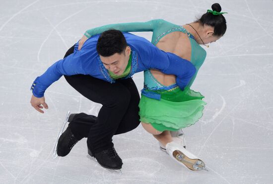 2014 Olympics. Figure skating. Teams. Pairs. Short program