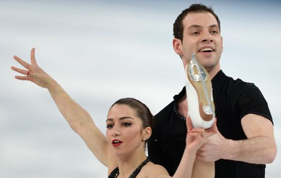 2014 Olympics. Figure skating. Teams. Pairs. Short program