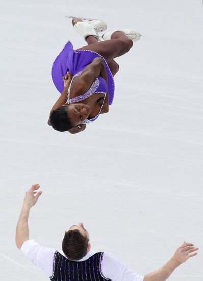 2014 Olympics. Figure skating. Teams. Pairs. Short program