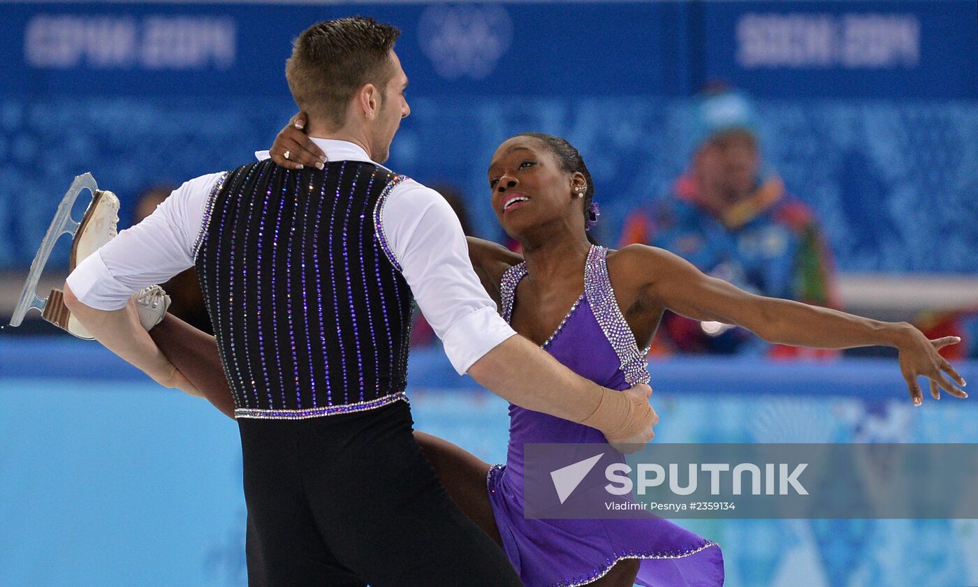 2014 Olympics. Figure skating. Teams. Pairs. Short program